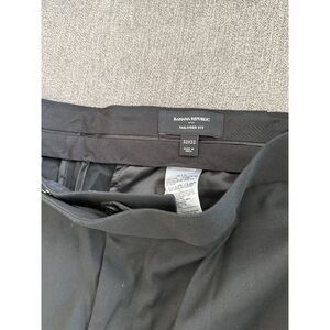 Men’s Banana Republic Black Tailored-Fit Luxe Tuxedo Suit Trouser 32W x 32L
